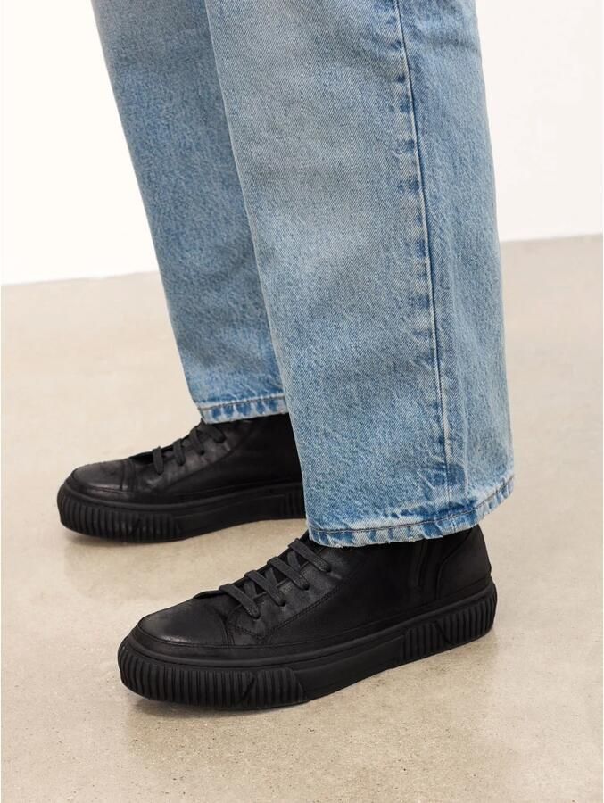 Kazar Nubuck sneakers met hoge schacht