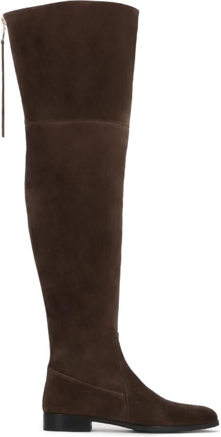 Kazar Overknee laarzen bruin