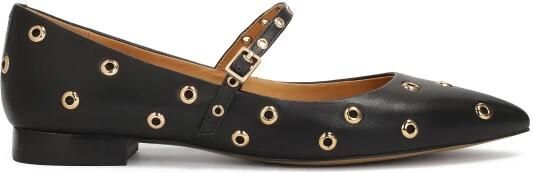 Kazar Platte pumps met band en metalen oogjes.Dit product valt klein uit.