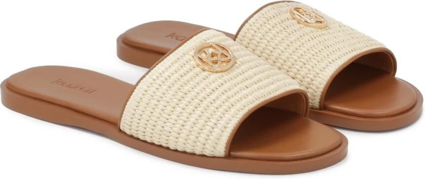 Kazar Platte raffia slippers DIA