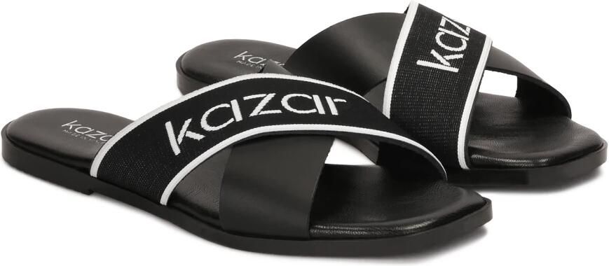 Kazar Platte slides met versierde band - Foto 3