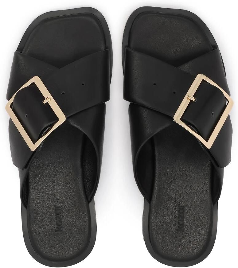 Kazar Flat slides with crisscrossing straps - Foto 2