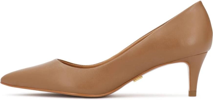 Kazar Light brown low stiletto pumps - Foto 2