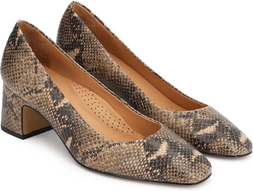 Kazar Pumps van geprint leer met dierenprint - Foto 2