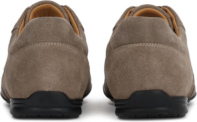 Kazar Men's suede shoes in taupe shade with perforations - Foto 4
