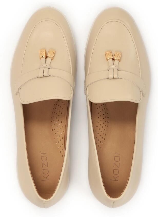 Kazar Beige halfschoenen met comfortabele binnenzool - Foto 2