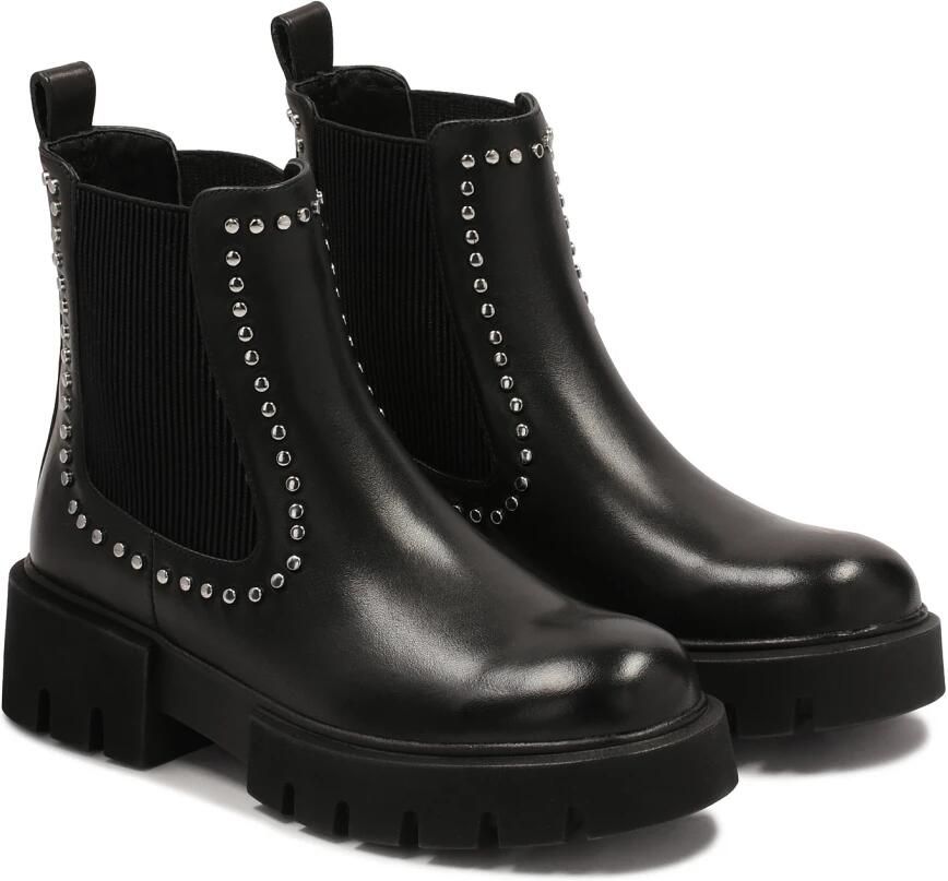 Kazar Riveted slippers op een dikke zool