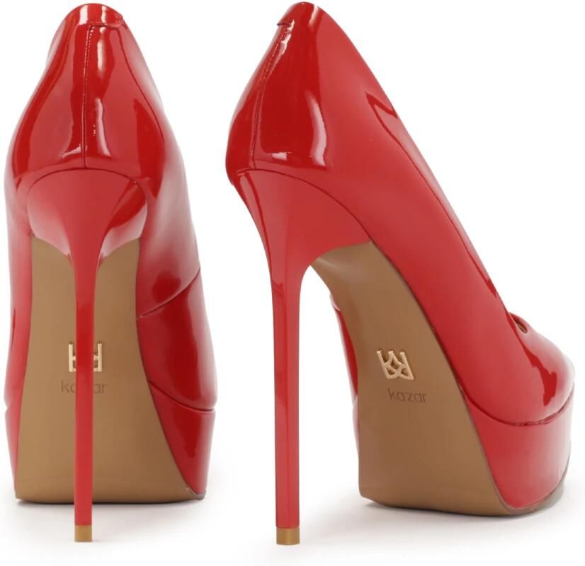 Kazar Rode gelakte platformpumps - Foto 3