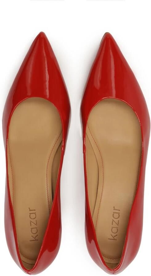 Kazar Rode gelakte pumps.Dit product valt klein uit. - Foto 3