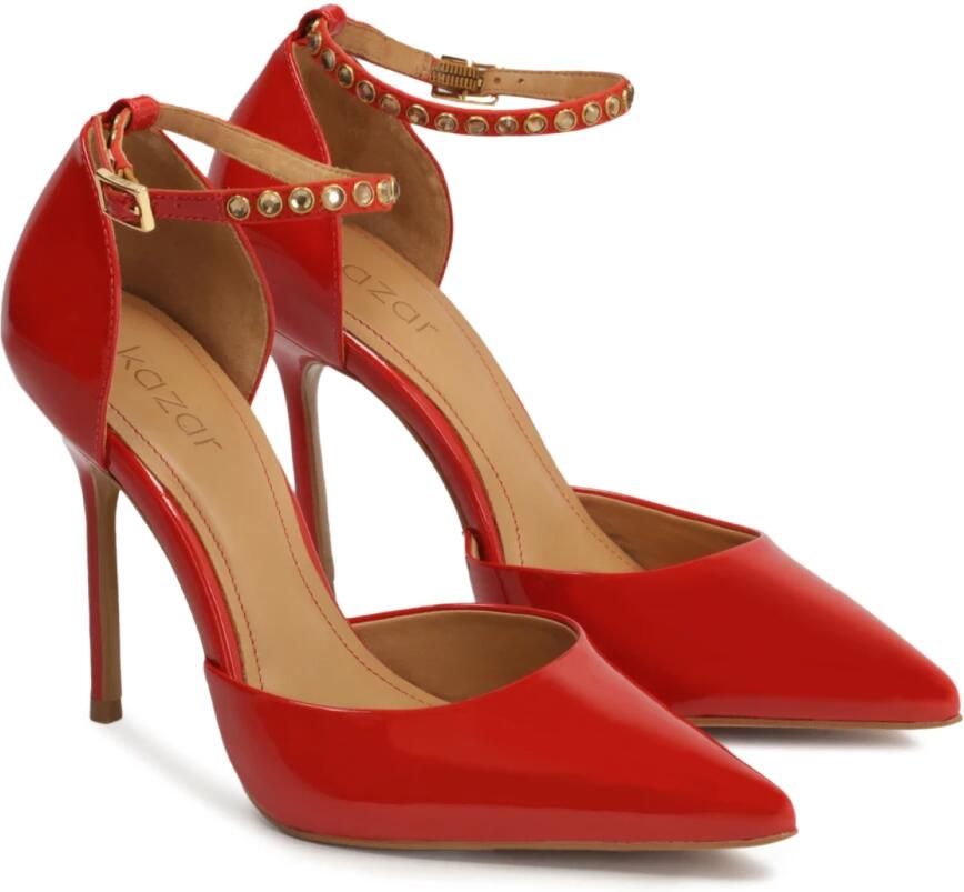 Kazar Red patent leather pumps - Foto 2