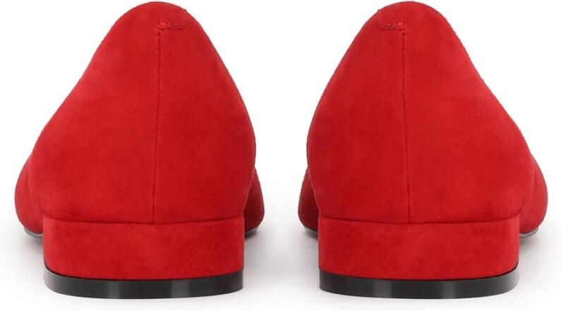 Kazar Rode suède pumps met schuine neus - Foto 4