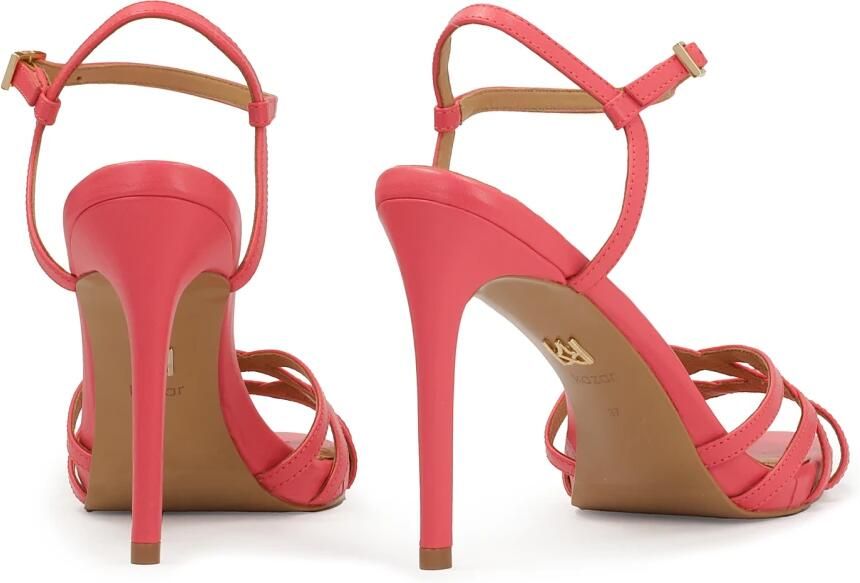 Kazar Roze sandalen met hak
