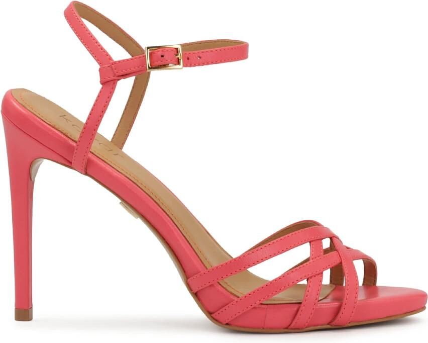 Kazar Roze sandalen met hak.Dit product valt klein uit.