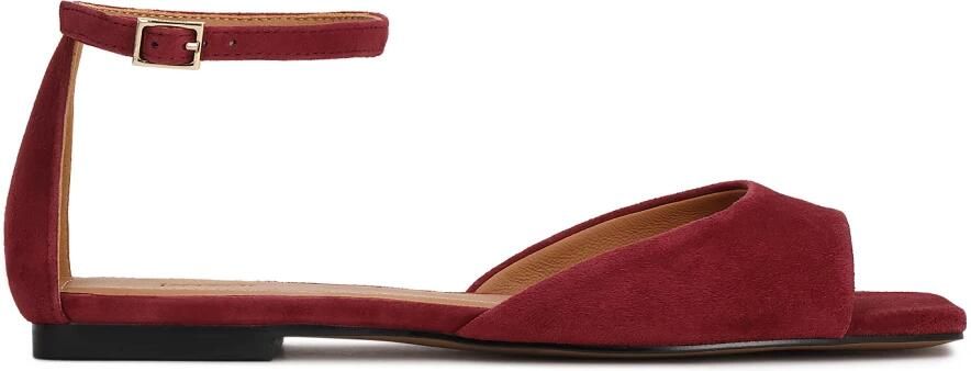 Kazar Sandaaltjes met Enkelbandje van Suède