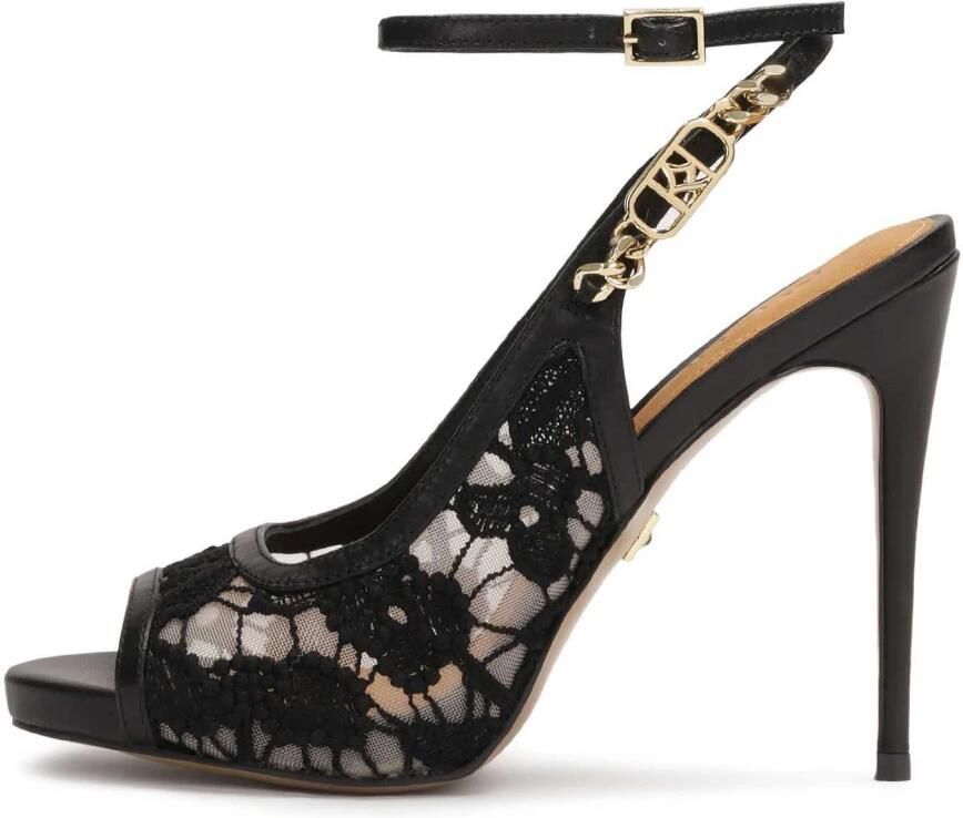 Kazar Sandalen met hak en vetersluiting