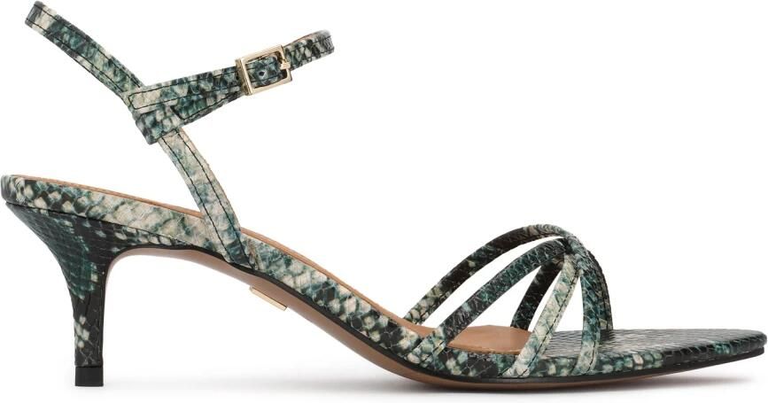 Kazar Sandalen met veelkleurig slangenprintpatroon