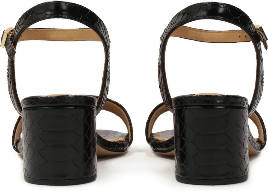 Kazar Sandalen van geperst leer op een brede paal