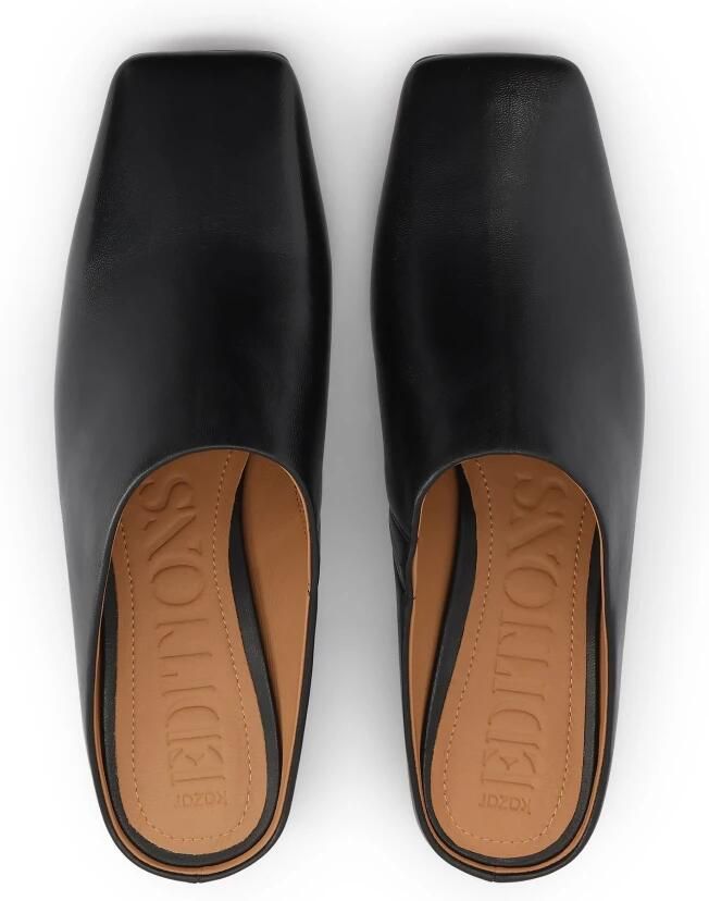 Kazar Built-up leather mules with low heel - Foto 3