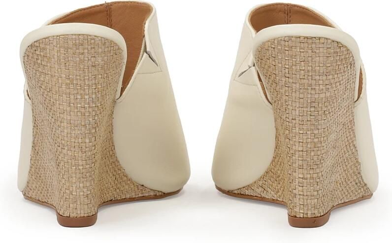 Kazar Slippers met brede band op hakken