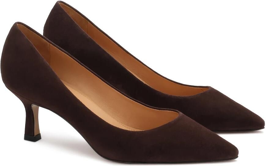 Kazar Klassieke bruine suède pumps.Dit product valt klein uit. - Foto 3