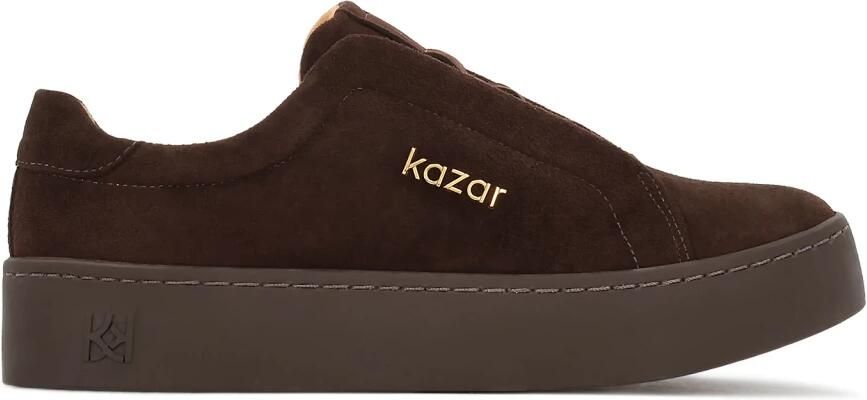 Kazar Suede bruine sneakers.Dit product valt klein uit.