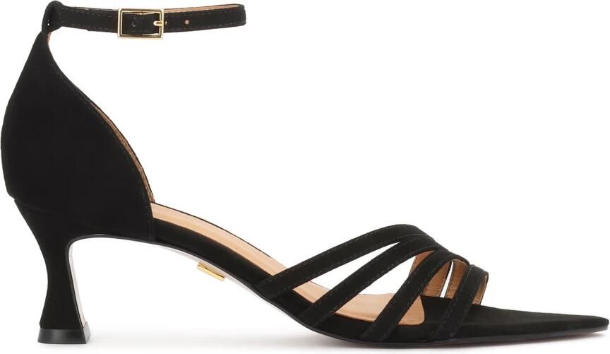 Kazar Suede Duck Heel Sandalen