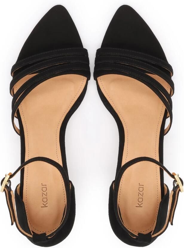 Kazar Suede Duck Heel Sandalen - Foto 5