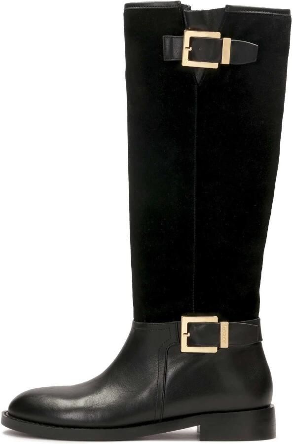 Kazar Suède en gladleren laars type laarzen.Dit product valt klein uit. - Foto 2