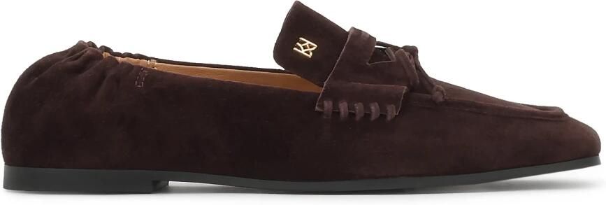 Kazar Suede instappers met vierkante neus