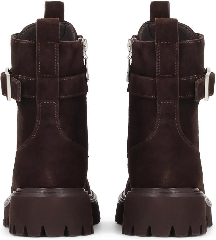 Kazar Suède laarzen met rits en veters