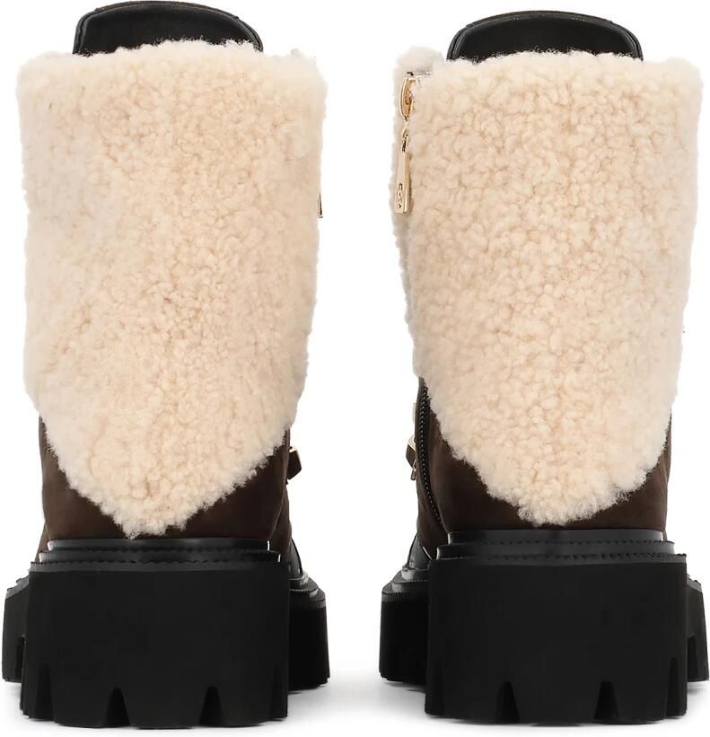 Kazar Suède laarzen met schapenwol