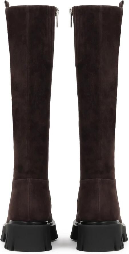 Kazar Suède laarzen op een dikke zool