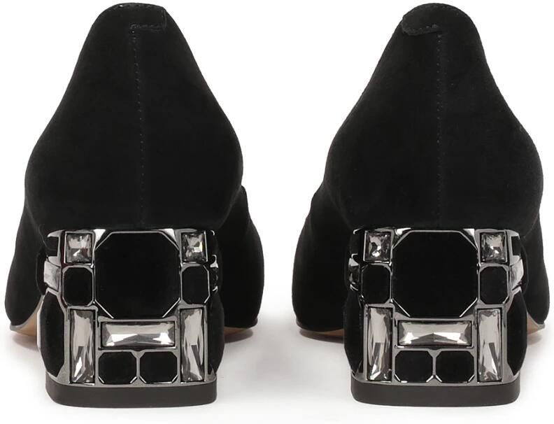 Kazar Suede low pumps with embellished heel - Foto 4
