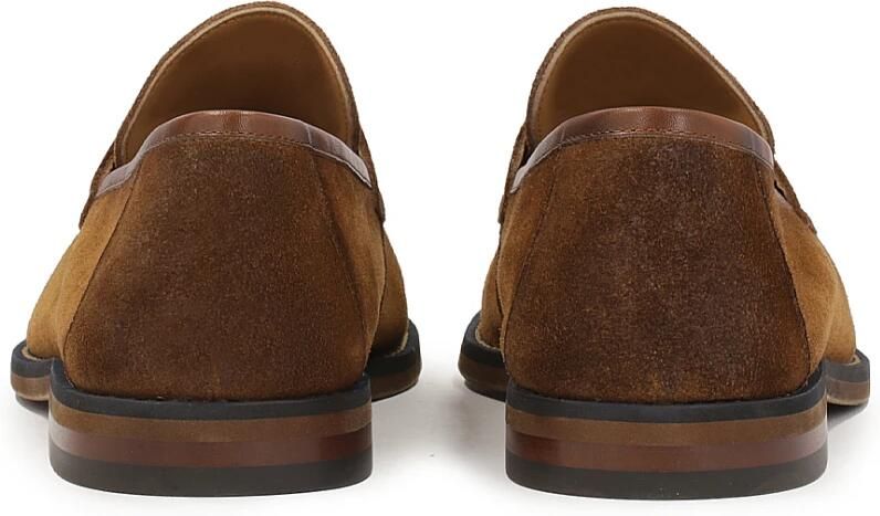 Kazar Suède loafers in bruine kleur