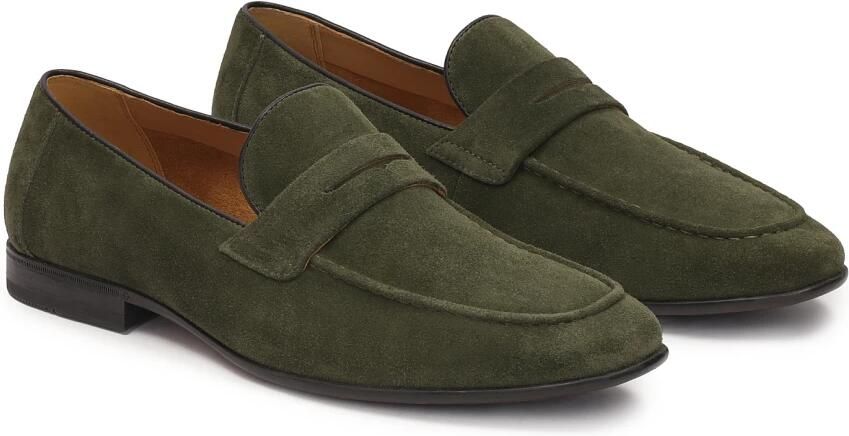 Kazar Suède loafers in khaki kleur - Foto 5