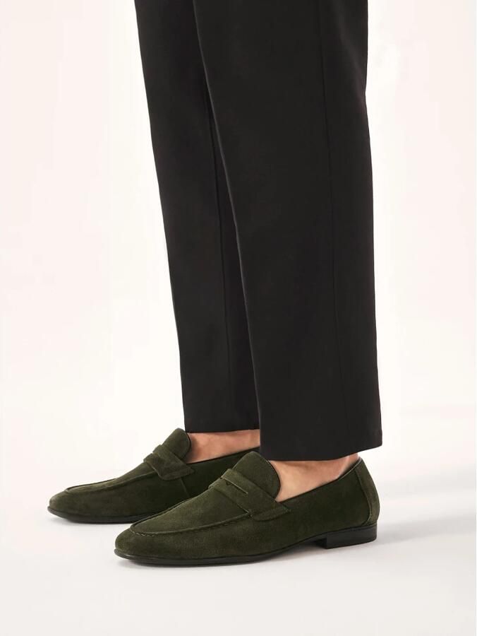 Kazar Suède loafers in khaki kleur - Foto 2