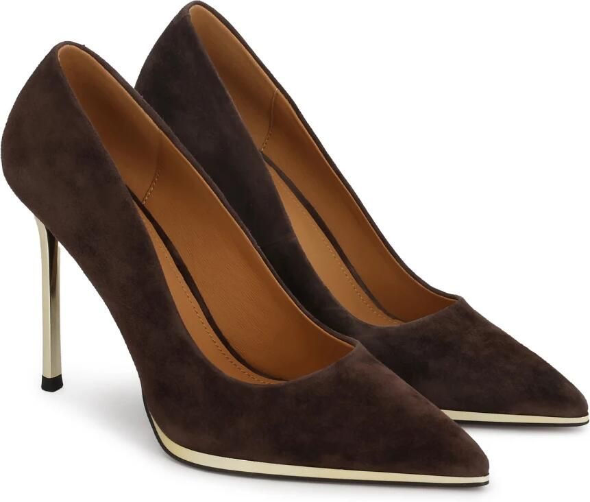 Kazar Suède Pumps met Metalen Hak - Foto 2