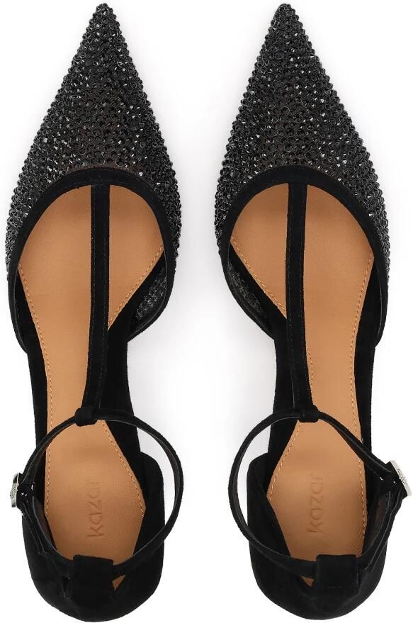 Kazar Suède Pumps met Strass - Foto 2