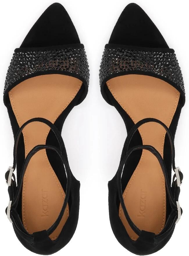 Kazar Suede Sandalen met Strass-steentjes - Foto 2