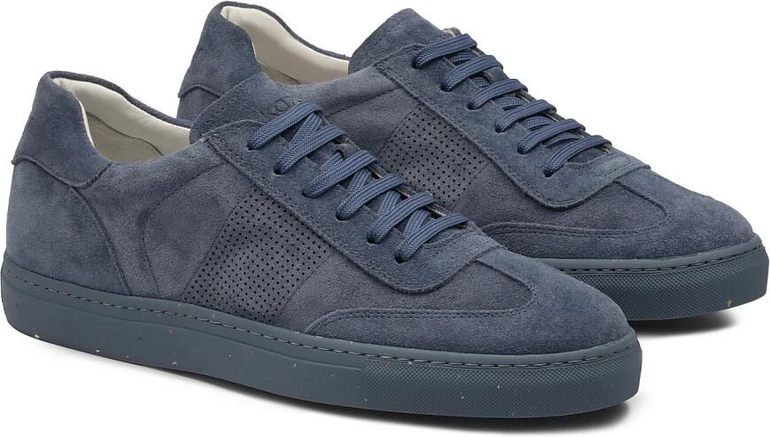 Kazar Suede sneakers in blauwe kleur Blue Heren - Foto 4
