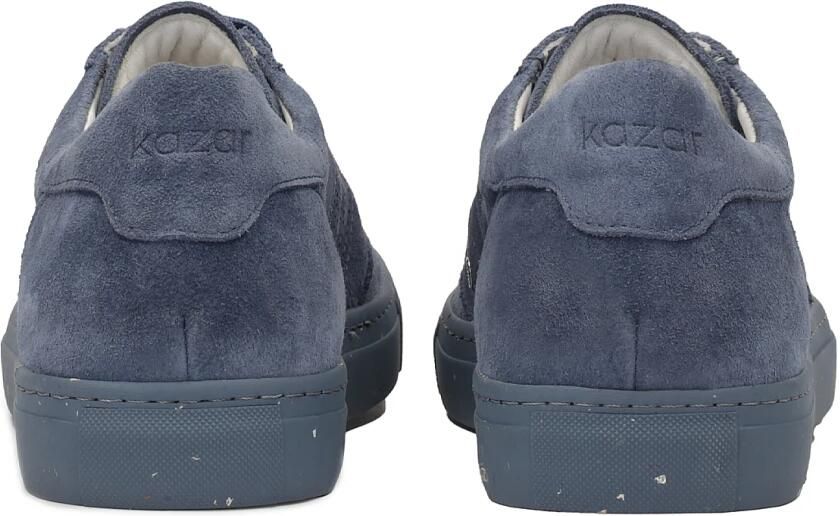 Kazar Suede sneakers in blauwe kleur Blue Heren - Foto 3