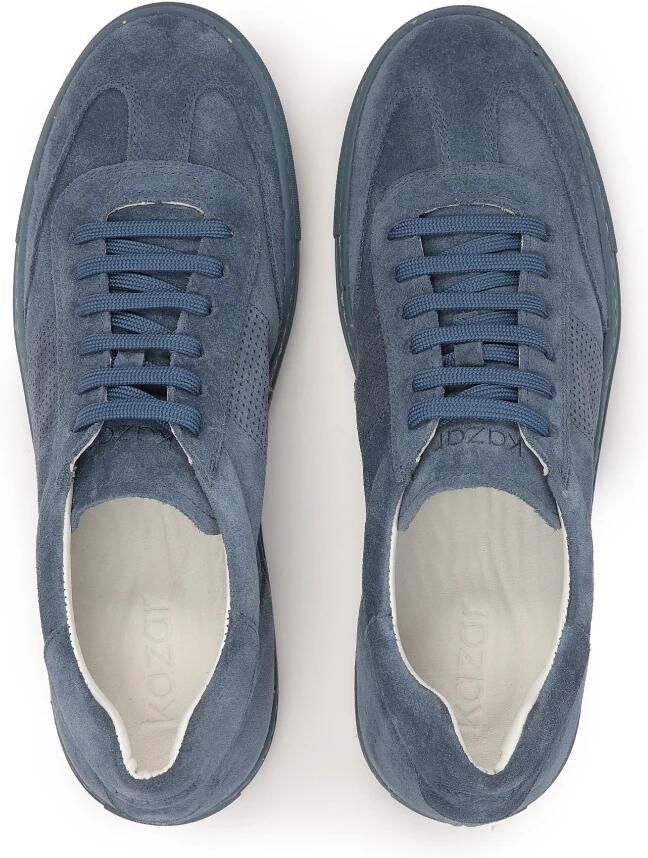 Kazar Suede sneakers in blauwe kleur Blue Heren - Foto 2