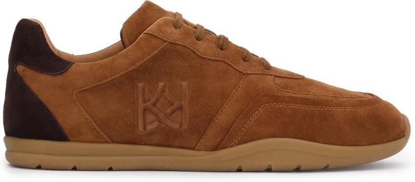 Kazar Sneakers laag chocoladebruin lichtbruin