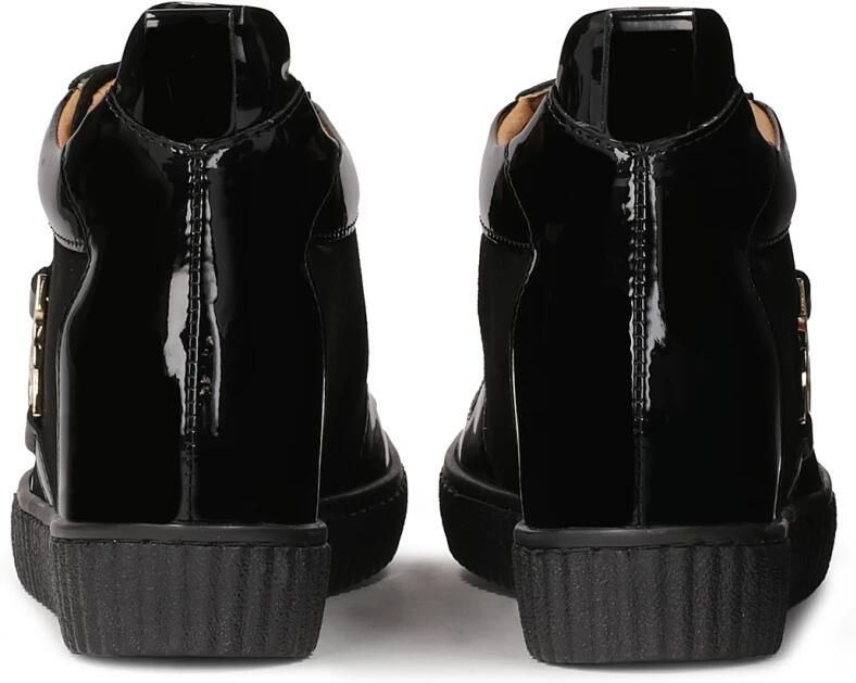 Kazar Suède sneakers met gelakte ele ten