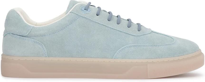 Kazar suède sneakers voor heren in een blauwe tint