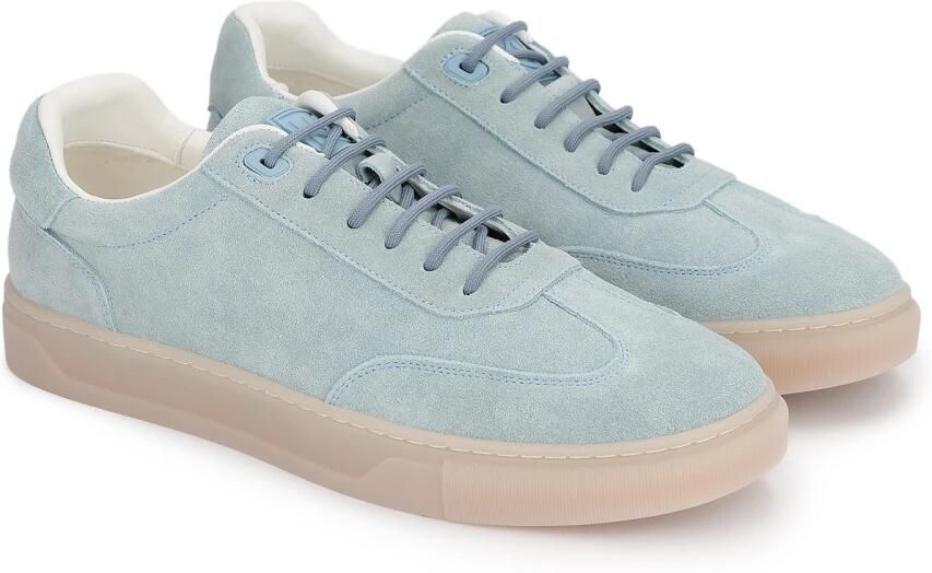 Kazar suède sneakers voor heren in een blauwe tint - Foto 2