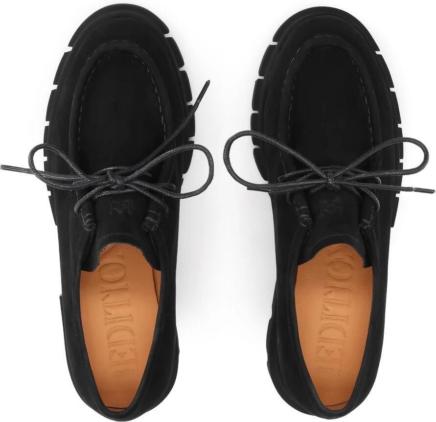 Kazar Suède veterschoenen met profielzool