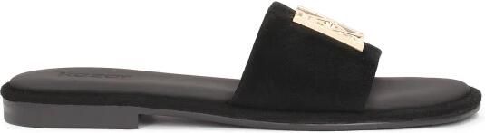 Kazar Suede zwarte flip-flops - Foto 6