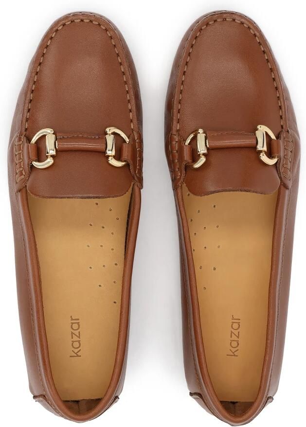 Kazar Tijdloze leren mocassins - Foto 2
