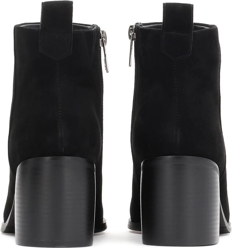 Kazar Tijdloze zwarte suède laarzen